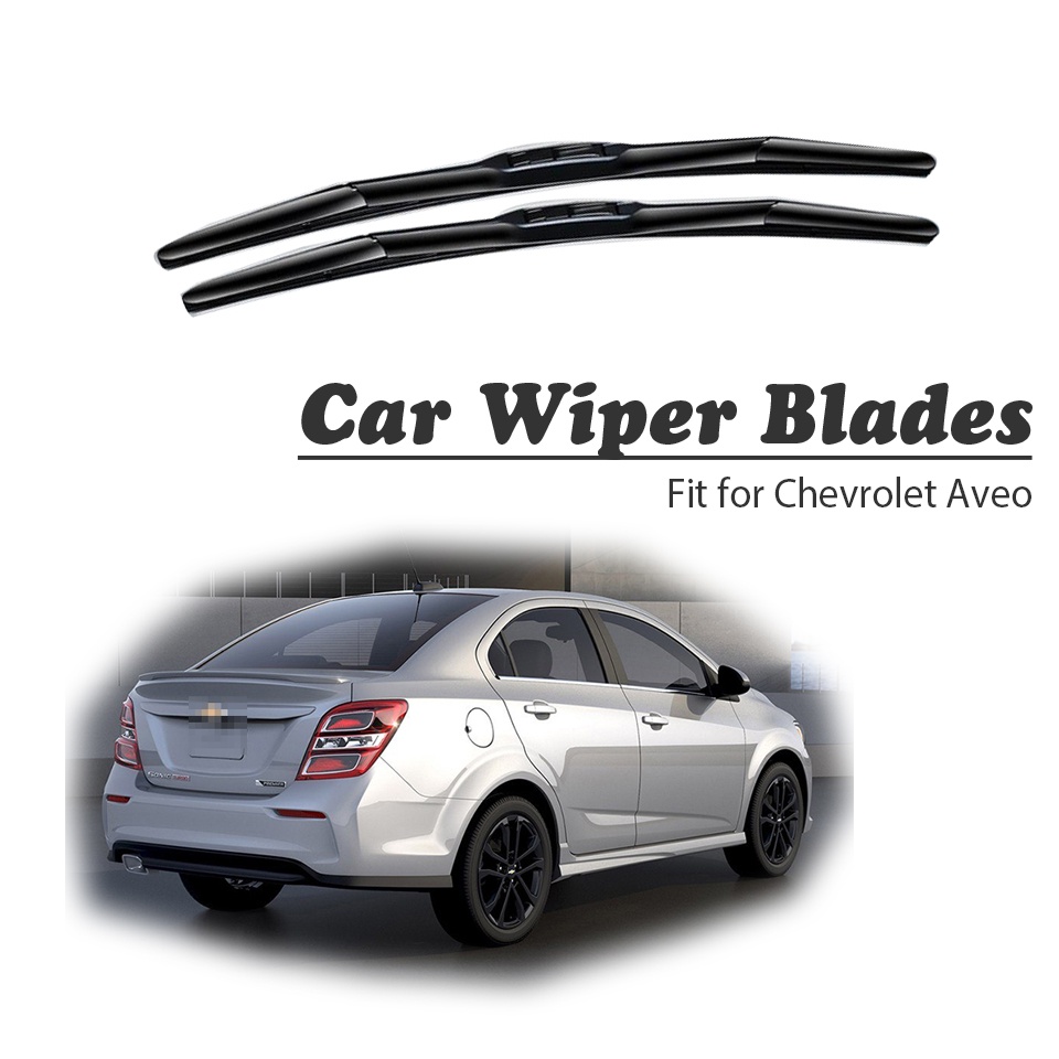 1 Set Karet Wiper Kaca Depan Mobil Untuk Chevrolet Aveo MK1 MK2 2018 2017-2002