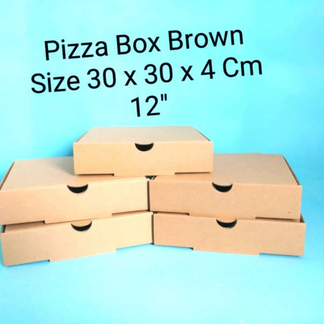 

Pizza Box Brown 12