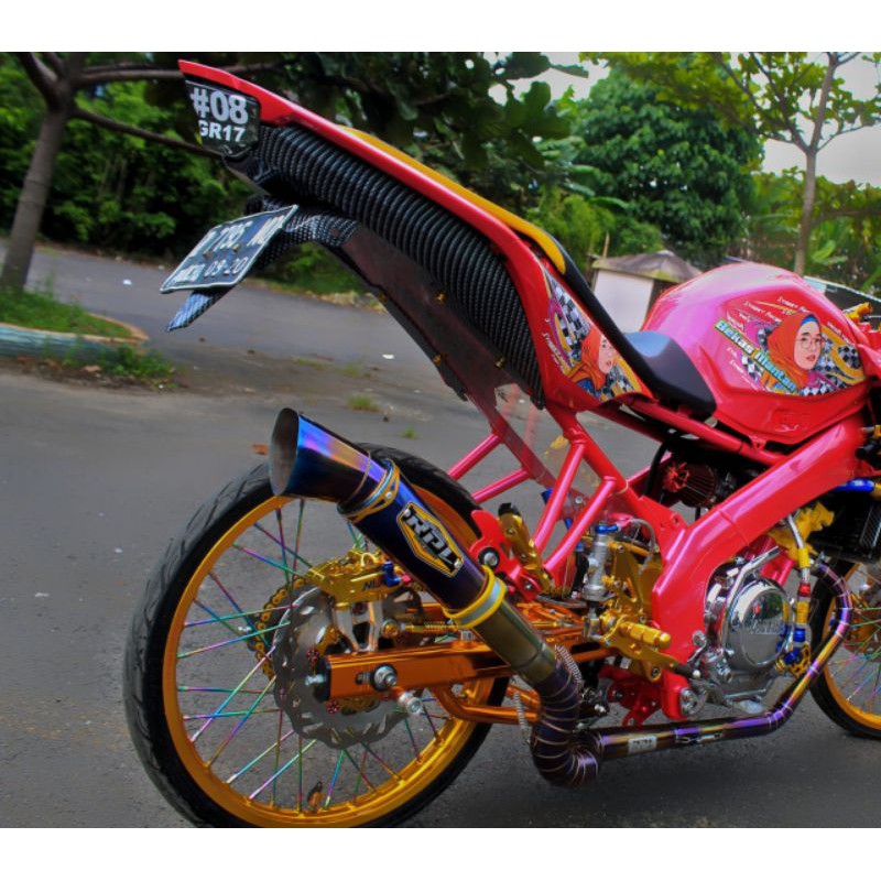 Knalpot Rpl kanan kobra diamond Vikion New dan old