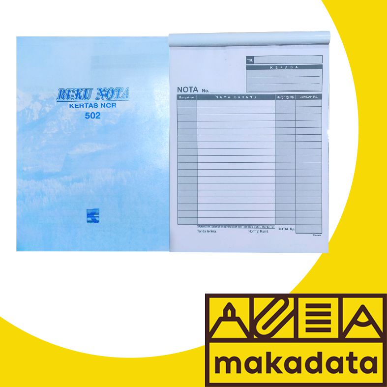

NOTA TEGAK 1/4 FOLIO 2 RANGKAP 50 LEMBAR KURNIA (1PCS) MURAH