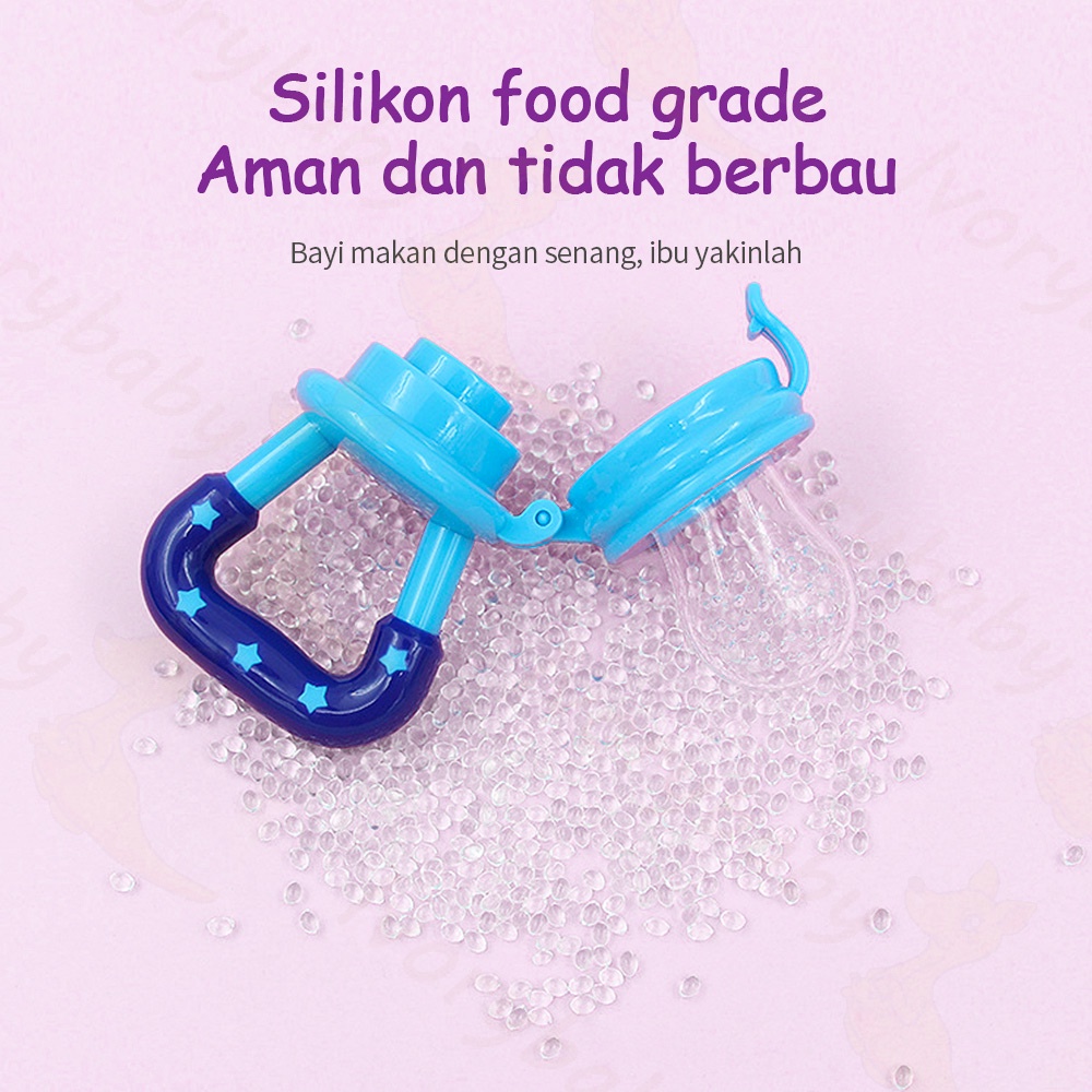 Ivorybaby Empeng Buah Food&amp;fruit Feeder Dot Buah Bayi