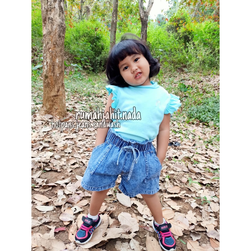 HOTPANTS JEANS ANAK SNOWBLUE