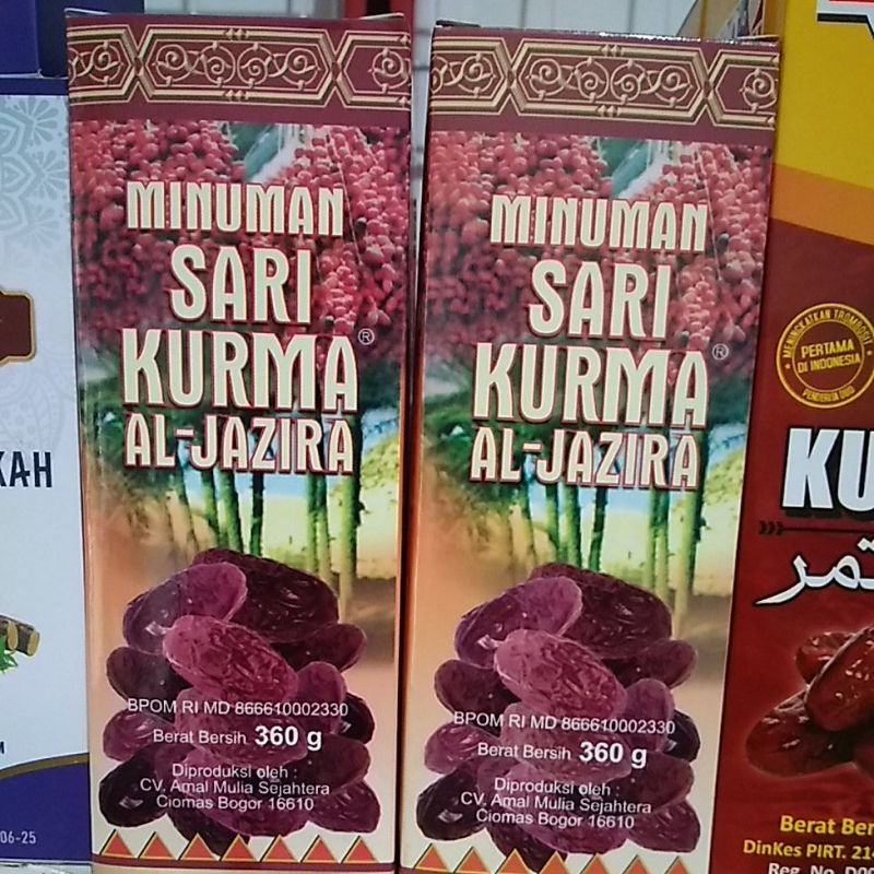 

Minuman Sari Kurma Al Jazira Asli Untuk Anemia DBD ASI Booster free buble wrap