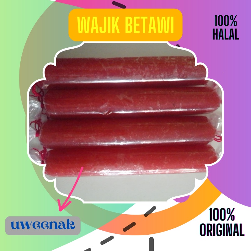 

Makanan Tradisional Sajian Kue Lebaran Dodol Betawi Asli @250gr 1Pcs