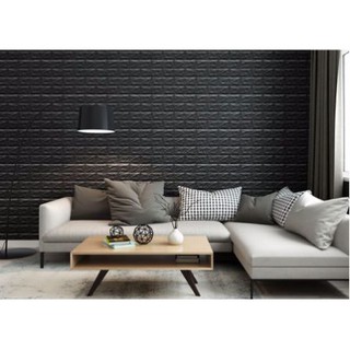 SALE WALLPAPER  DINDING 3D  FOAM  BATU  BATA  PUTIH BRICK 