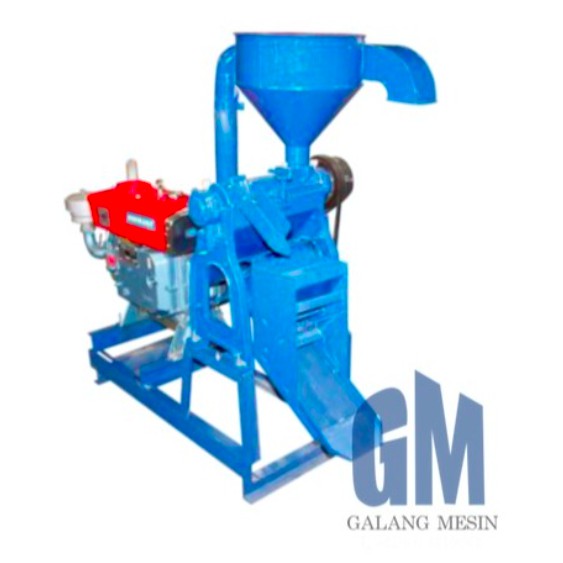 [RANGKA/BANGKU MESIN SAJA] ALAT GILING PADI MAHKOTA KD-100 PENGGILING DEDAK BEKATUL
