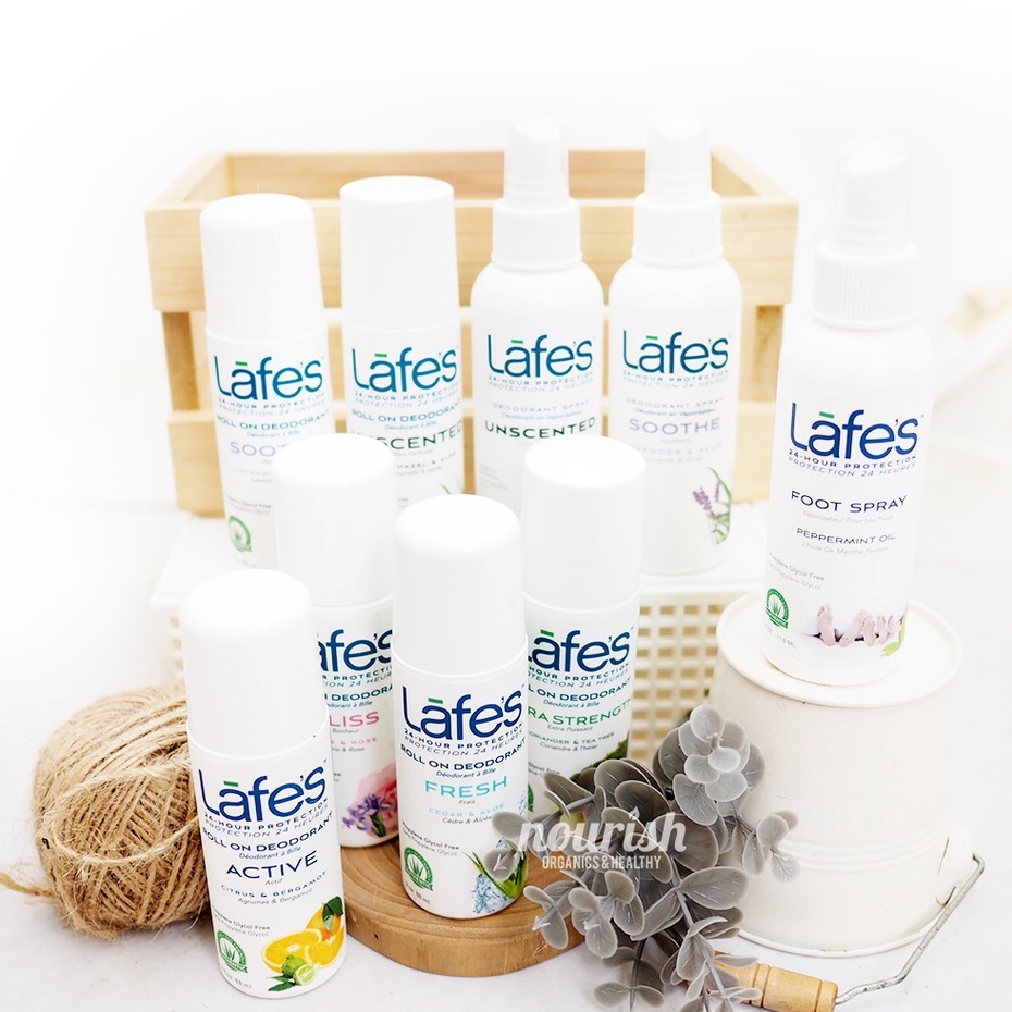 Lafes Deodorant Roll On Extra Strength (Coriander &amp; Tea Tree) 88ml