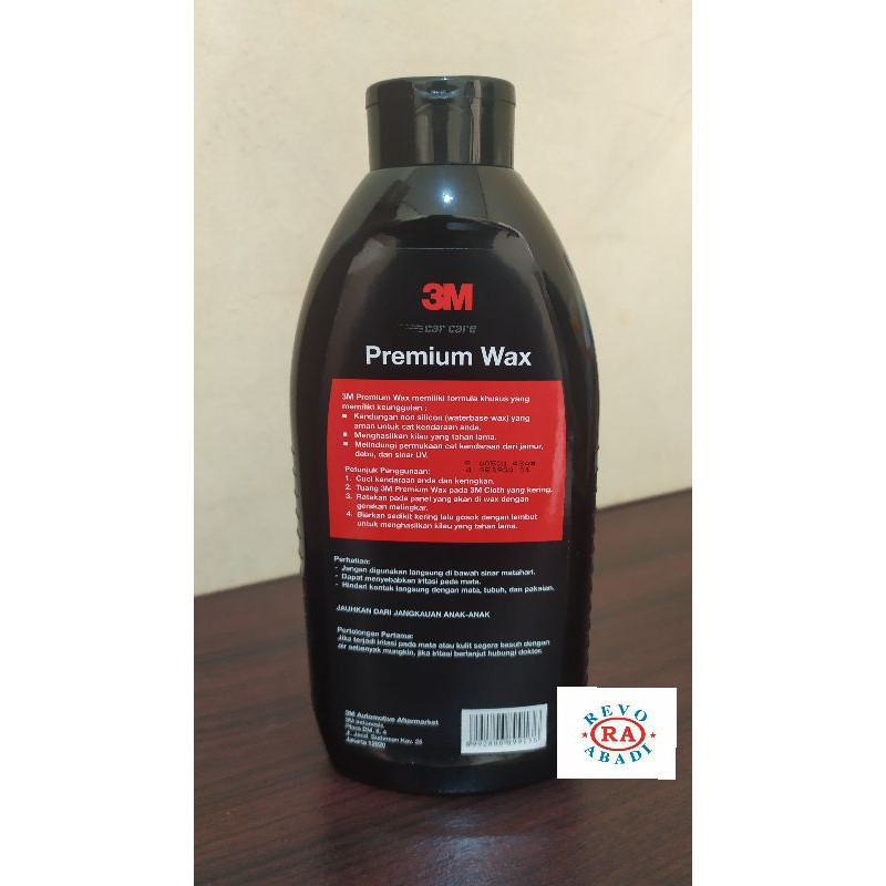 3M Premium wax 350ml / wax poles mobil / Perlindungan Cat Mobil