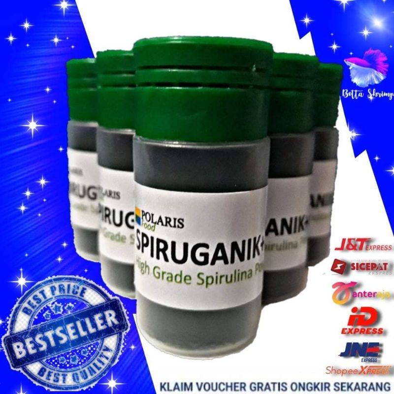 Spirulina powder / pakan ikan hias