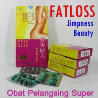 Fatloss Jimpness Beauty Fatlos Obat Pelangsing Tubuh Shopee Indonesia