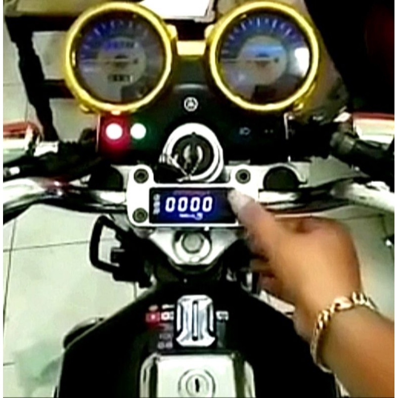 DUDUKAN VOLT METER RAISER STANG RX KING, VIXION,XABRE / COVER STANG VOLTMETER-1