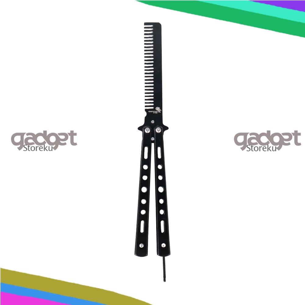 Sisir Besi Butterfly Balisong Training Knife CS GO Knifezer