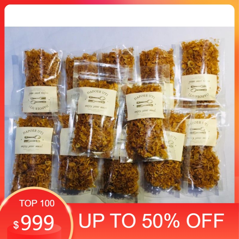 

BAWANG GORENG PREMIUM RENYAH KERING TANPA TEPUNG DAN PENGAWET