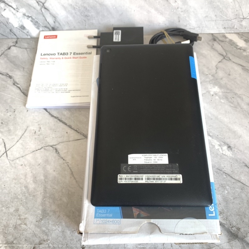 Lenovo Tab3 7 inch Essential Black Bekas - Fullset Resmi - second