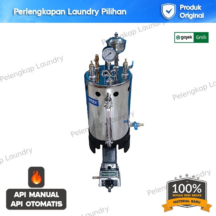 intex tabung boiler otomatis setrika uap laundry 15 liter  gojek   grab  intex setrika uap otomatis 