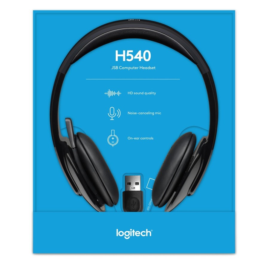 LOGITECH HEADSET WIRED H540 USB Computer Headset