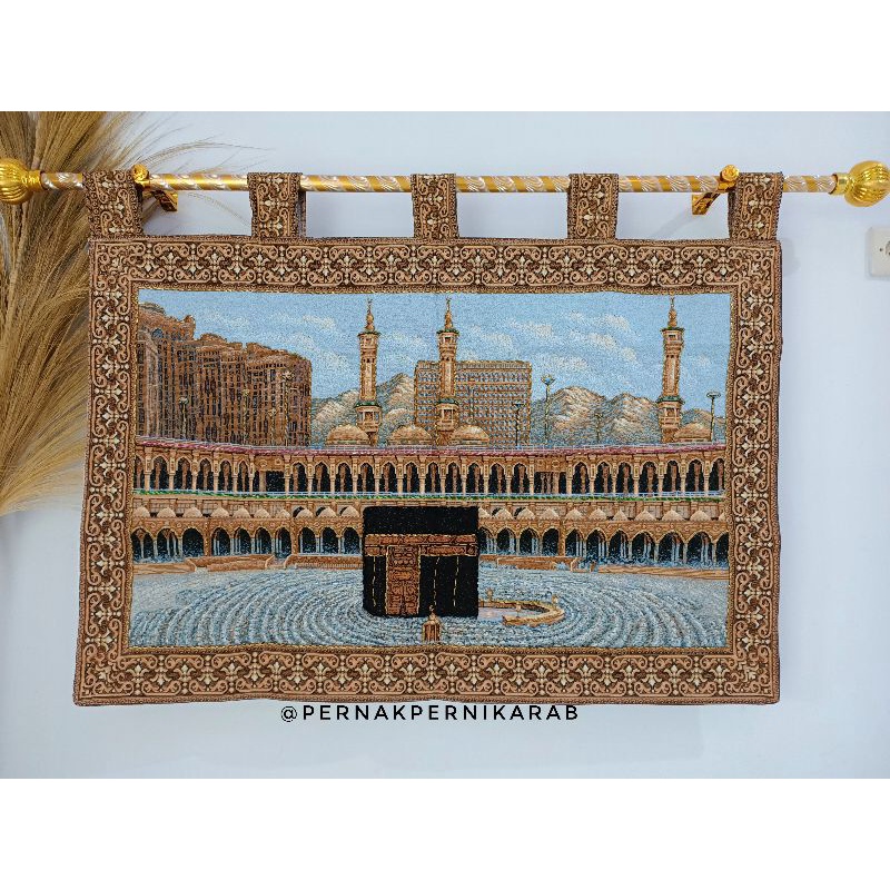 Kiswah Ka'bah / Kaligrafi Ka'bah / kaligrafi import / kaligrafi Ka'bah / kiswa Ka'bah full Payet