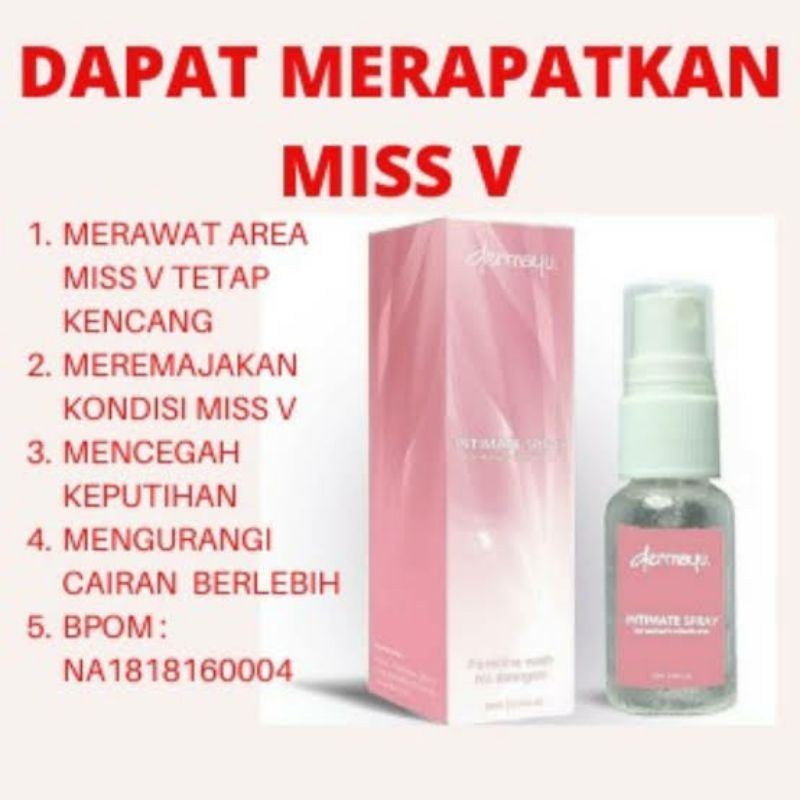 DERMAYU INTIMATE SPRAY KEWANITAAN ORIGINAL BPOM