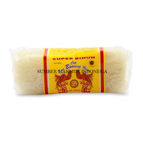 

SUPER BIHUN CAP BURUNG HONG 250 GRAM- ECERAN