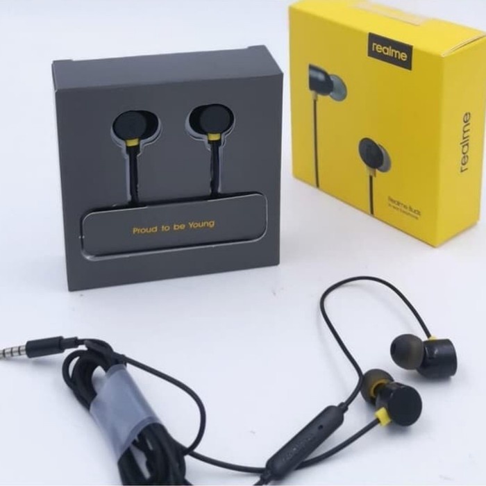 Handsfree Realme Original 99% M10 Earphone Buds Headset