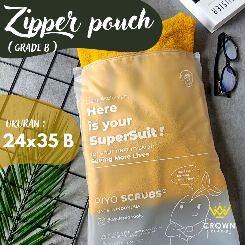 

24x35 B Zipper pouch (Grade B)