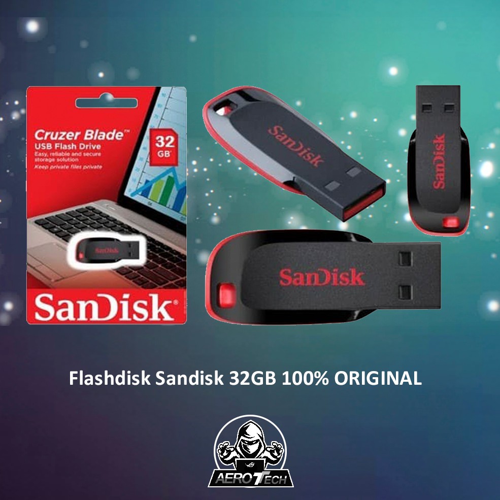 Flashdisk Sandisk 32GB 100% ORIGINAL