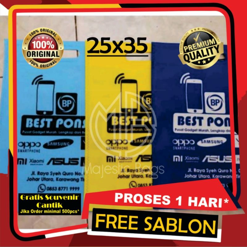 

25x35cm | Tas Sablon Goodiebag | Spunbond | Tas kain | furing | laken | totebag | tas press