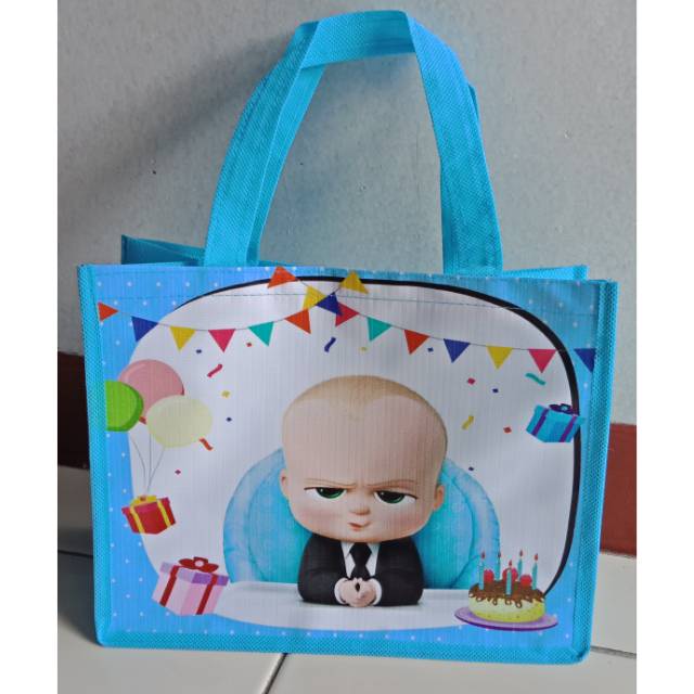 

tas ulang tahun murah tas souvenir ultah goodie bag baby boss