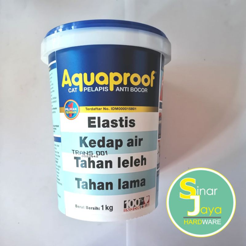 Aquaproof 1 kg Cat Pelapis Anti Bocor - Transparan