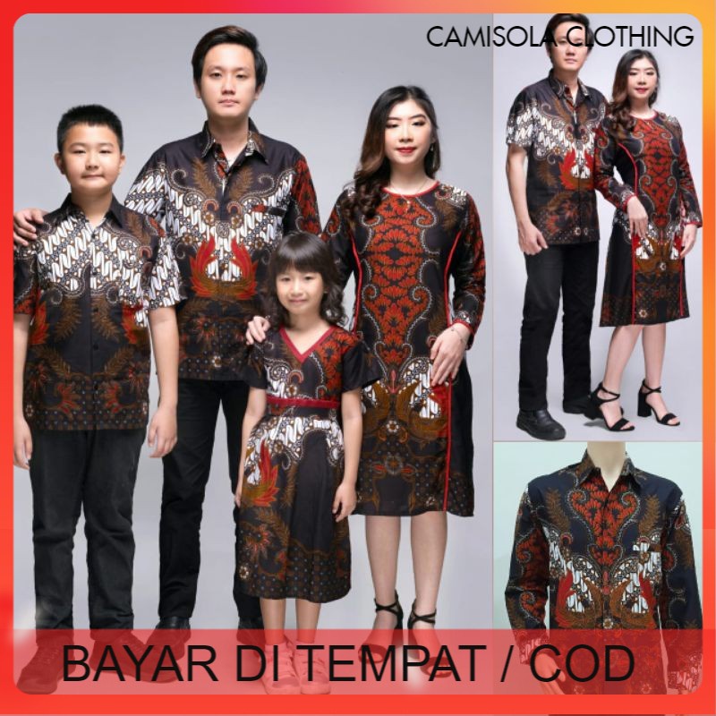 BATIK COUPLE KELUARGA SARIMBIT FAMILY TERBARU MODERN MURAH JUMBO ANAK KEBAYA KOPEL COPEL DRESS MUTIA