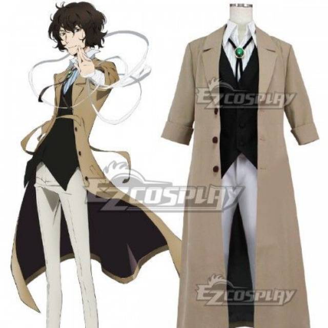 [Fullset[ Bungou Stray Dogs Dazai Osamu default ver Cosplay Costume Anime