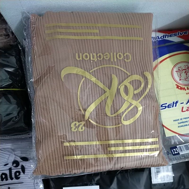 HIJAB SYIRA PRISKET ORI SK23 COLLECTION-Mocca lepas jahitan