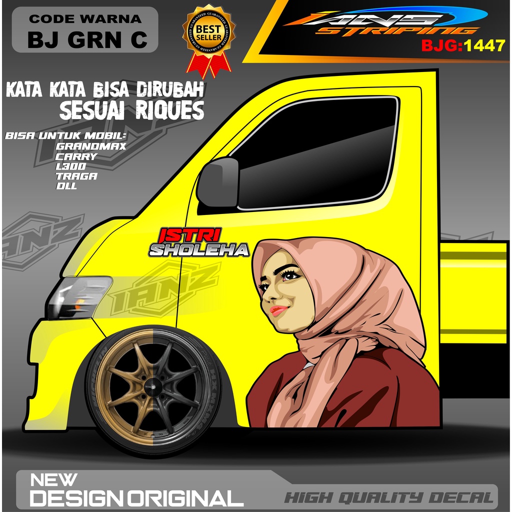 DECAL PINTU GRANMAX / STIKER PICK UP / STIKER MOBIL GRANMAX