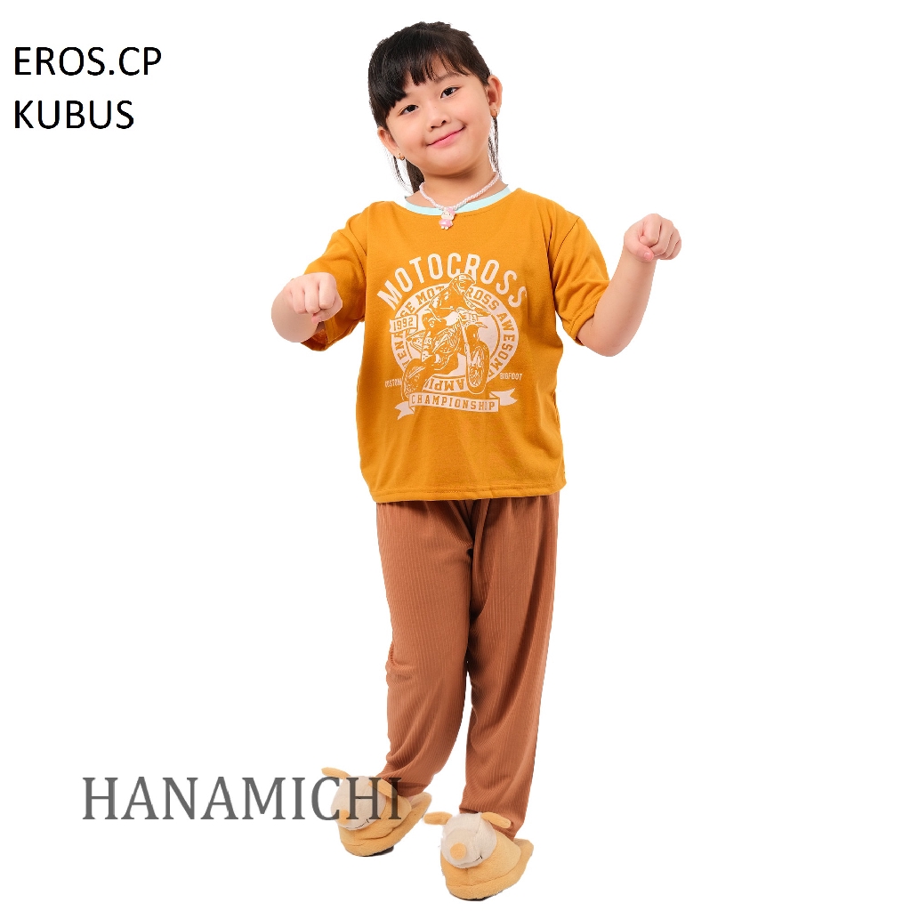 Hanamichi EROS.CP Baju Tidur Anak Lengan Pendek