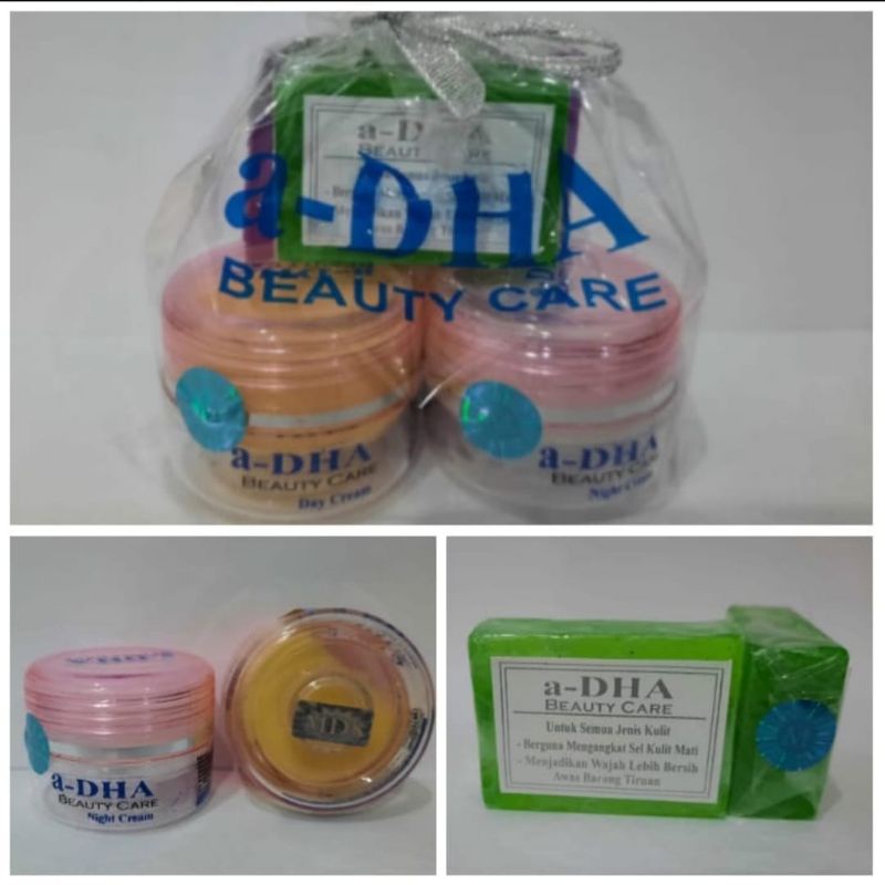 PAKET CREAM a DHA ORIGINAL HOLOGRAM MDS BIRU