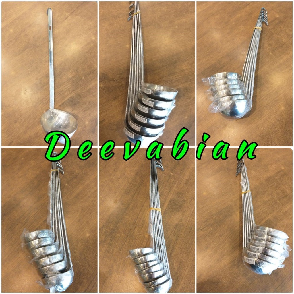 Soup Ladle Stainless Steel Tanica - Centong Kuah 15 ml - 90 ml