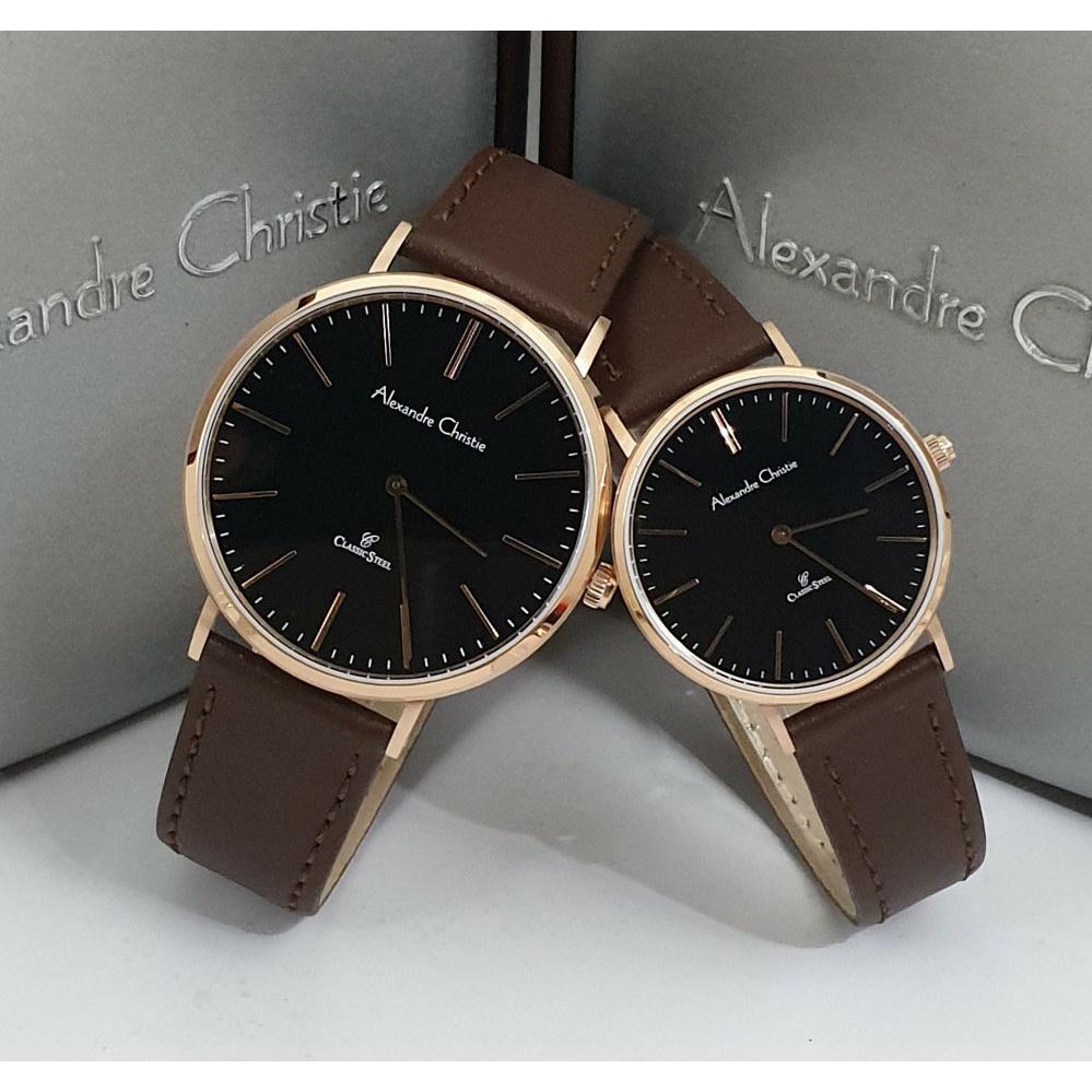 JAM TANGAN ALEXANDRE CHRISTIE AC8490 8490 COUPLE. ORIGINAL 100%