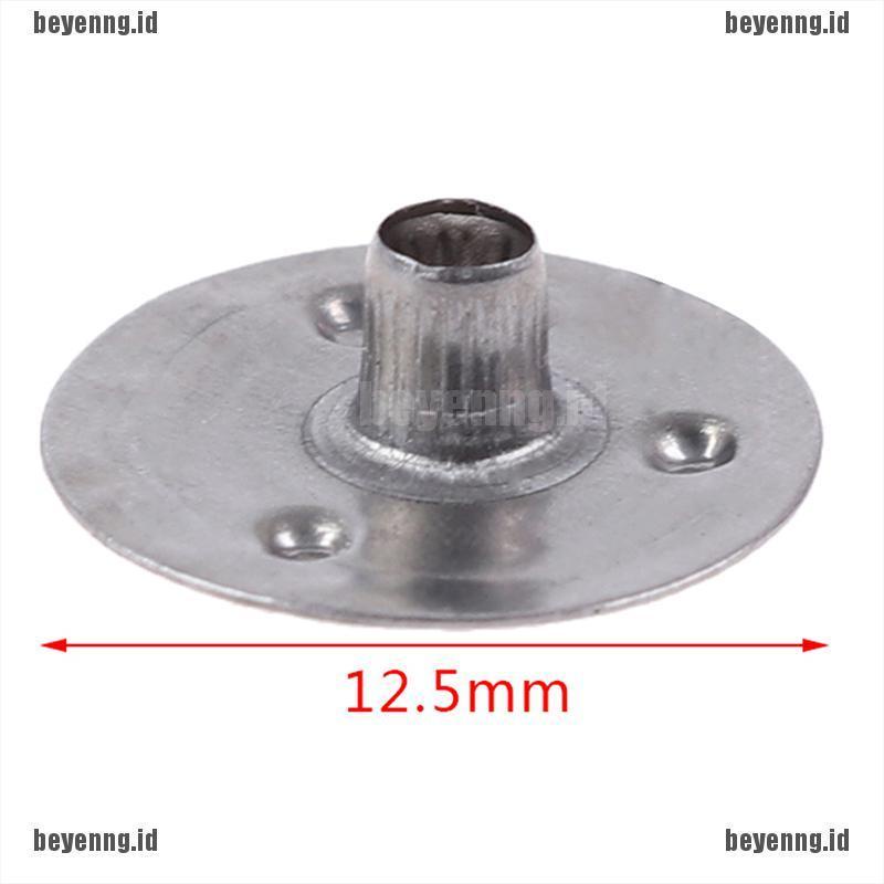 Bey 100pcs Sumbu Lilin Bahan Metal Ukuran 12.5x2.5mm