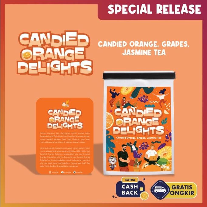 

BISA COD Kopi Arabika CANDIED ORANGE DELIGHTS 100g | Single Origin Specialty /KOPI RUBE/KOPI KAPAL API/KOPI SLB/KOPI PEJUANG/KOPI BUBUK