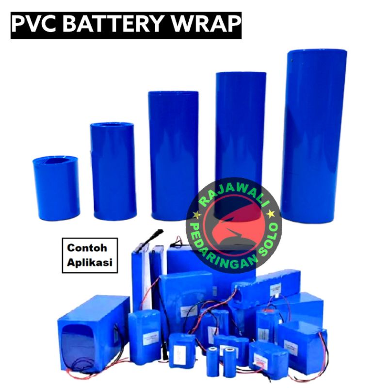 BUNGKUS BATERAI RC AA 18650 LIPO WRAPPING BATERAI PVC HEAT SHRINK