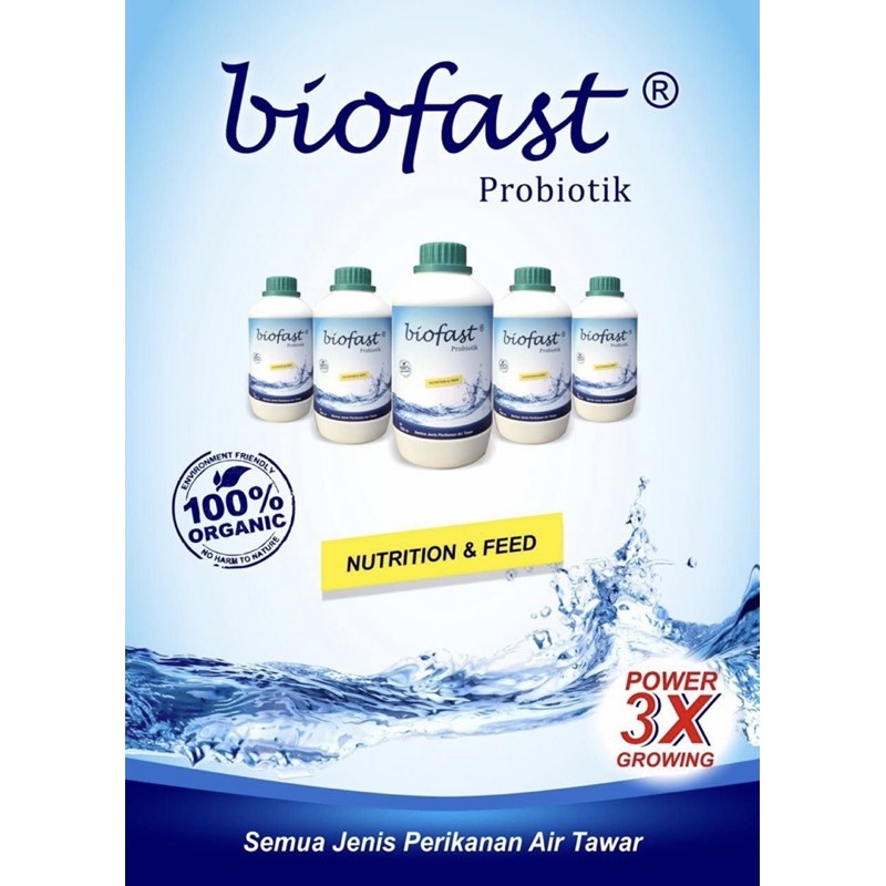Probiotik Ikan Udang Lobster dll Biofast Payau dan Tawar