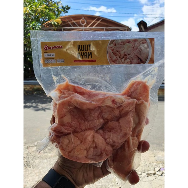 

Kulit ayam bersih