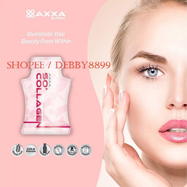 SO+Collagen - AXXA - Menghaluskan kulit - Memperkuat sendi -Tulang - 28sachets - Taiwan