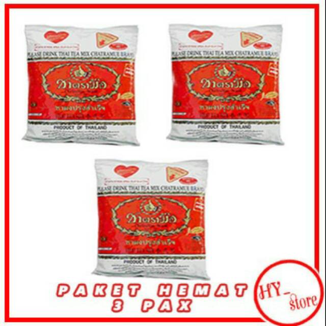 

HYs PAKET HEMAT THAI TEA ORIGINAL 400gr x 3bungkus