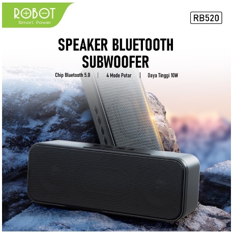 itstore Robot Speaker Bluetooth RB520 Bluetooth 5.0 Portable Audio Wireless Super Bass Stereo Garansi Original Resmi 1 tahun