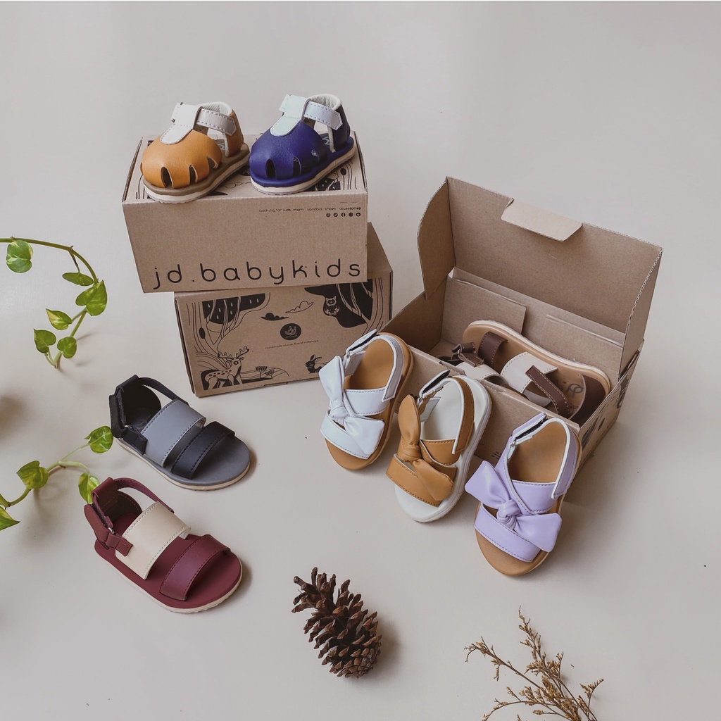 NARA | SANDAL GIAN & FUJI | JD.BABYKIDS | SANDAL ANAK COUPLE | SANDAL LEBARAN