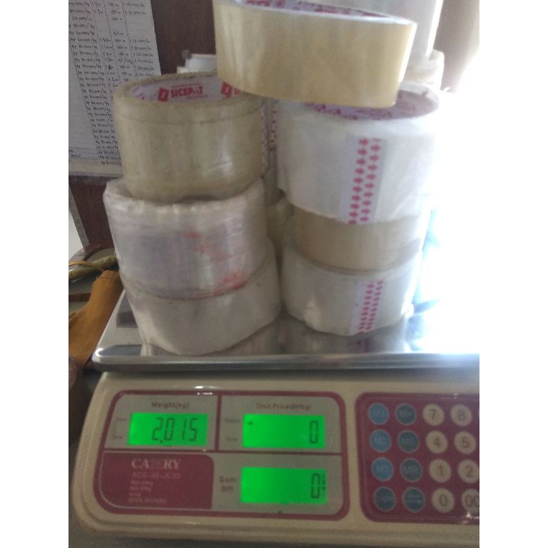 lakban transparan kiloan murah