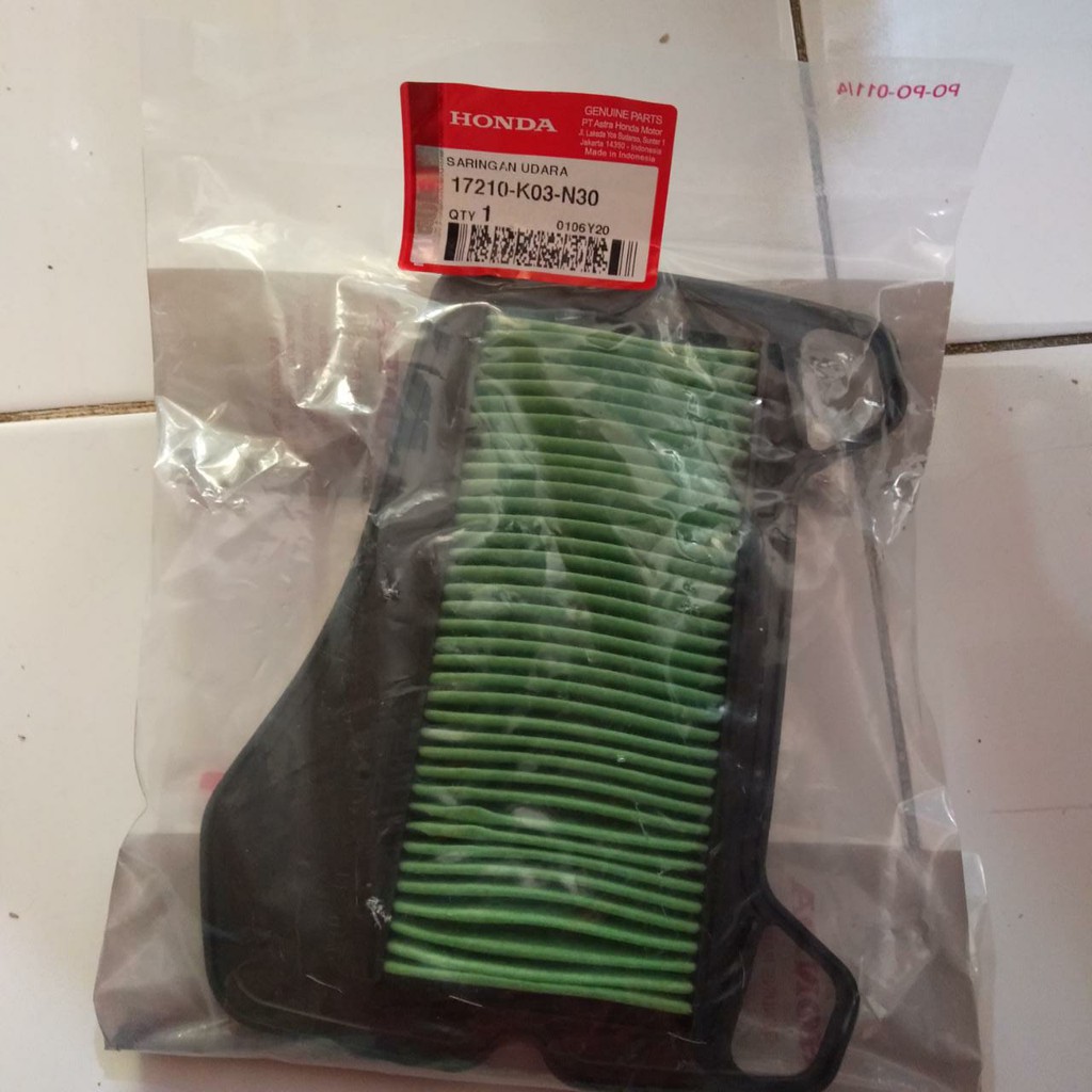 Saringan Filter Udara Honda Revo FI New Supra X125 FI New 17210 K03 N30