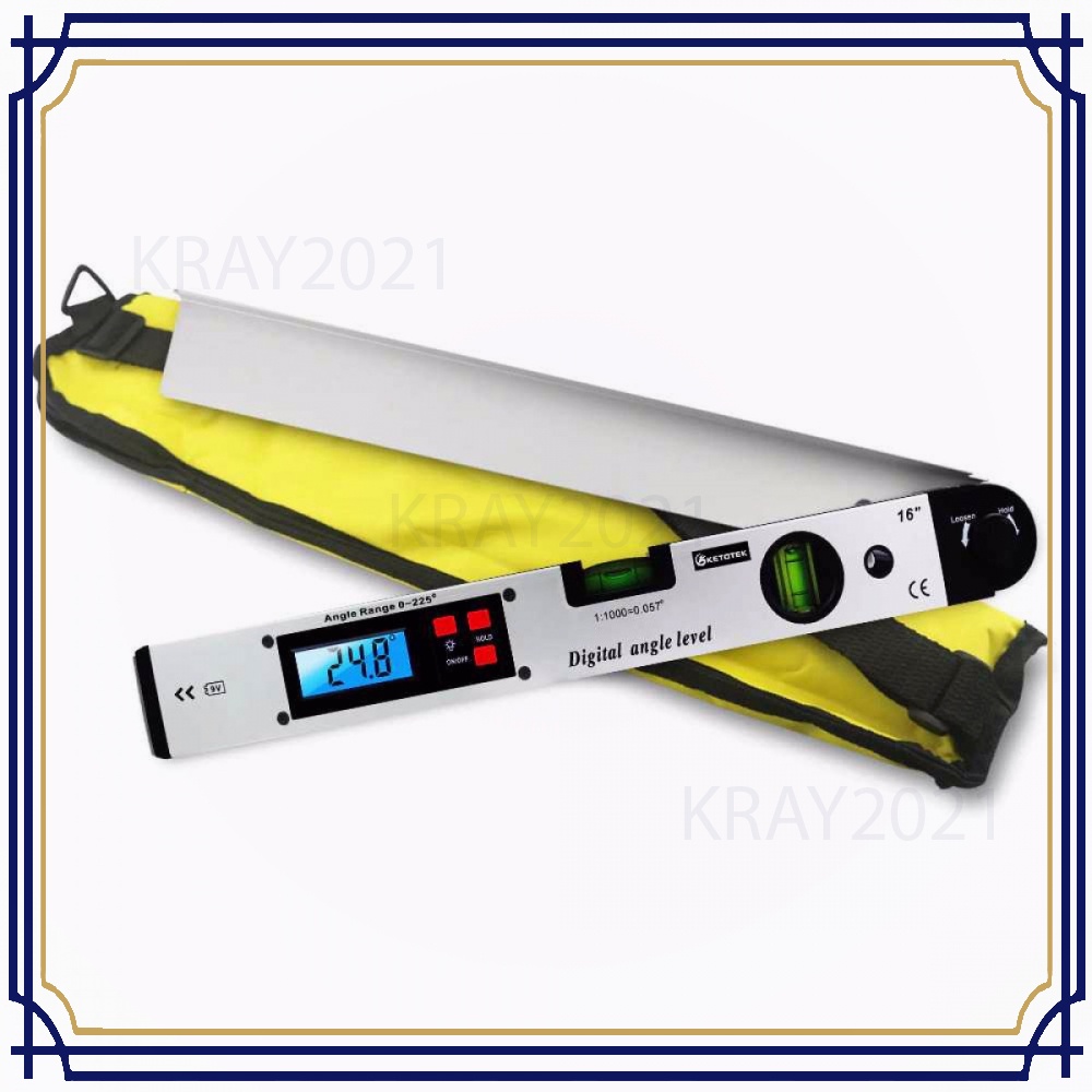 Inclinometer Goniometer Level Angle 225Deg 400mm - KET-200