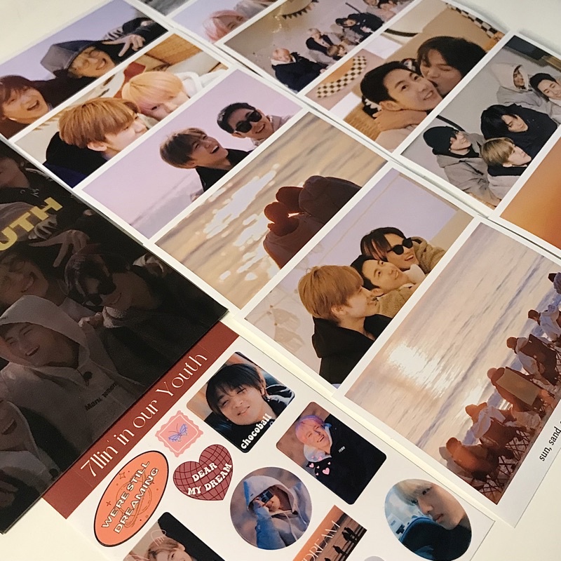 NCT Dream 7llin' In Our Youth Kit Photo Print Sticker Kiss Cut Fanmade Wall Deco Fankit